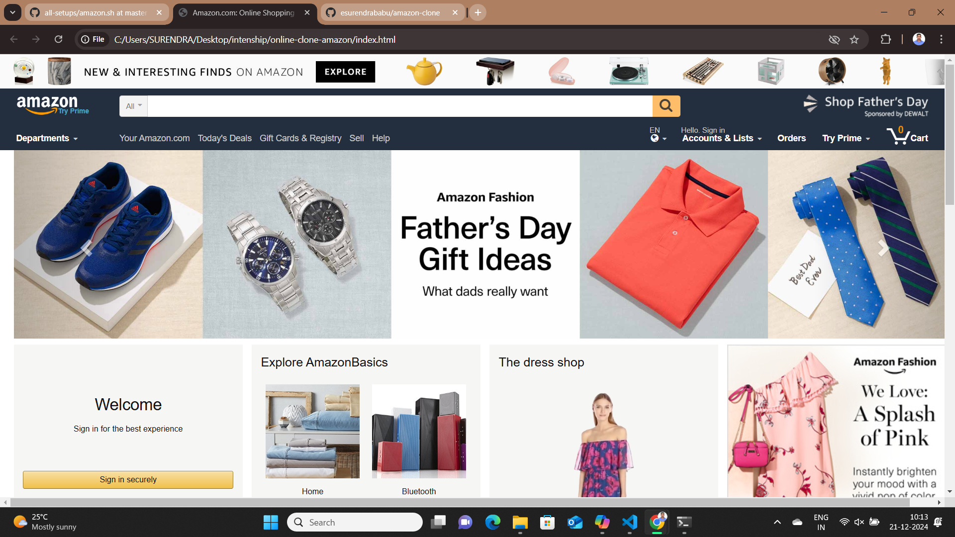Amazon Clone
