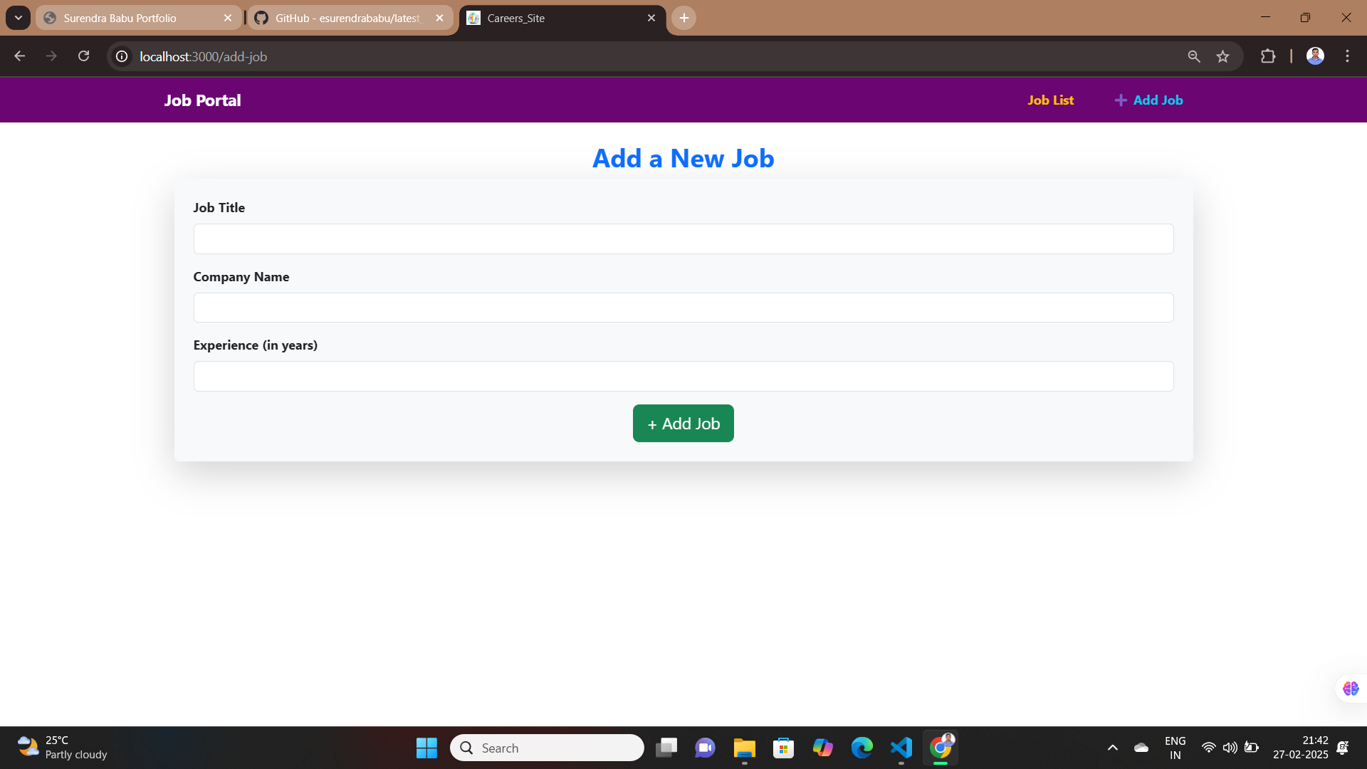 Job Management System